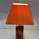 Pair of Plexiglass Lamps Imitating Tortoiseshell, French Work,