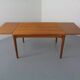 Extendable Teak Dining Table by Henning Kjærnulf for Velje Møbelfabrik, 1960s