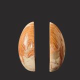 Pair of Onyx Egg-Shaped Bookends