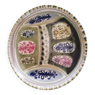 Kéraluc pottery plate from Quimper signed L'Helguen