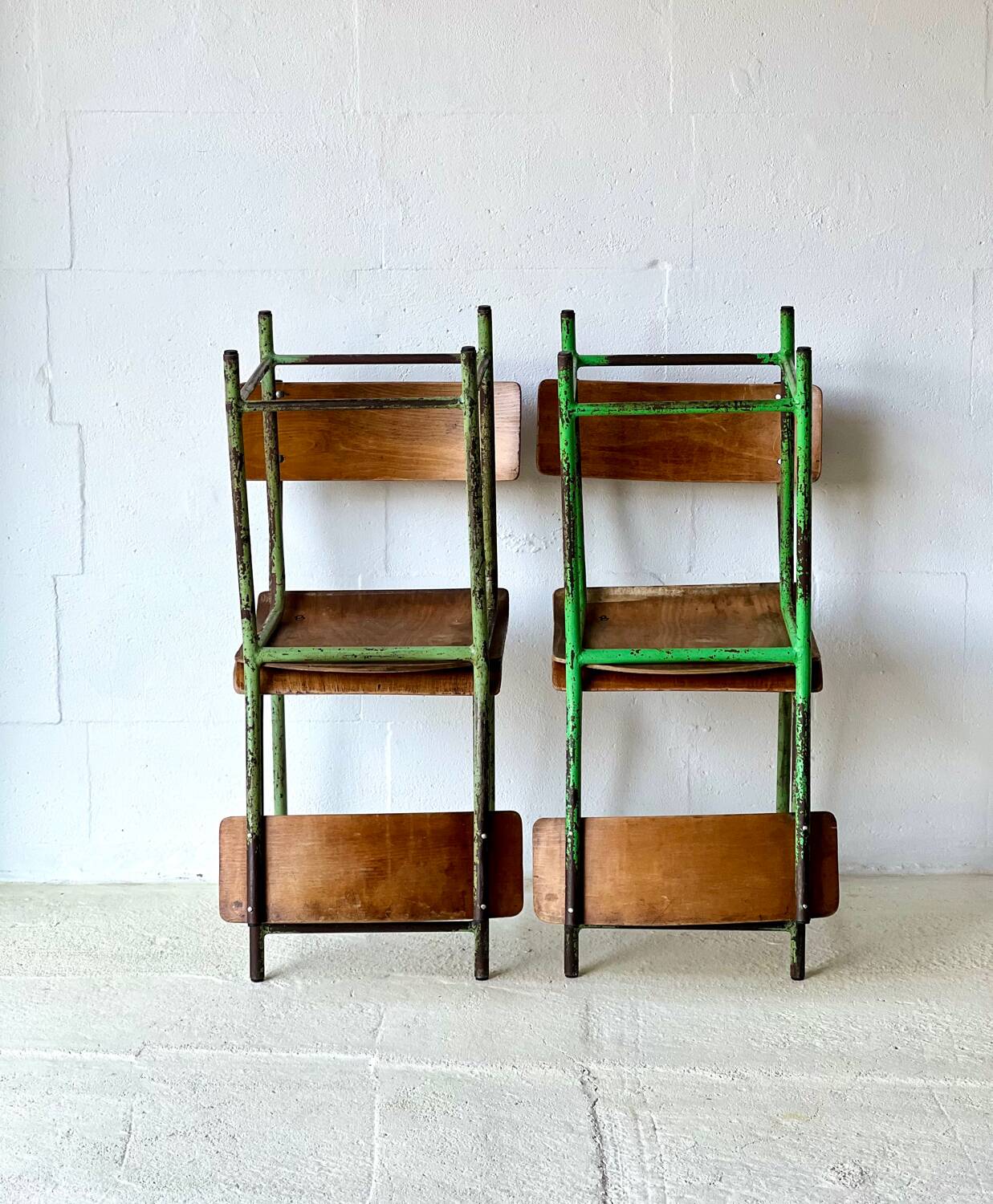 Vintage  School Chairs, set of 4
