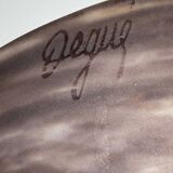 Art Deco ceiling light with four lights signed DEGUÉ (David Gueron)