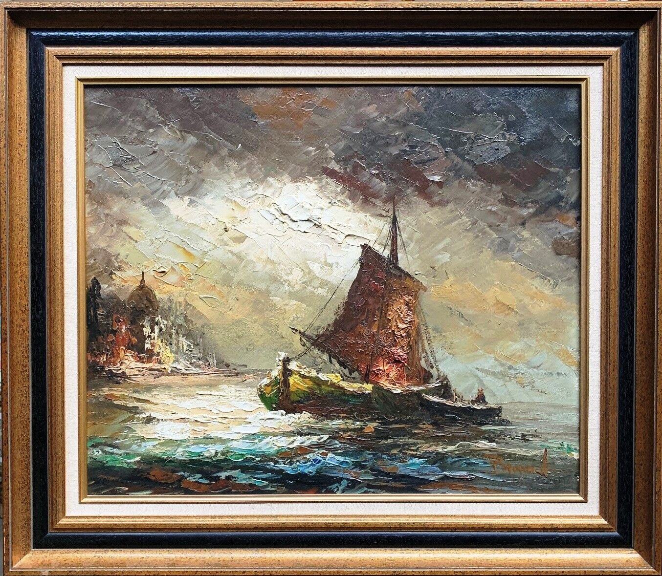 Bernard "North Sea". Oil on canvas.