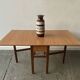 1960s Mid-Century vintage extendable drop leaf Formica dining table