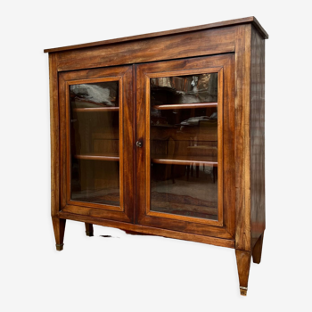 Showcase at support height in mahogany style Directoire XIX th century