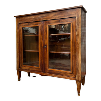 Showcase at support height in mahogany style Directoire XIX th century