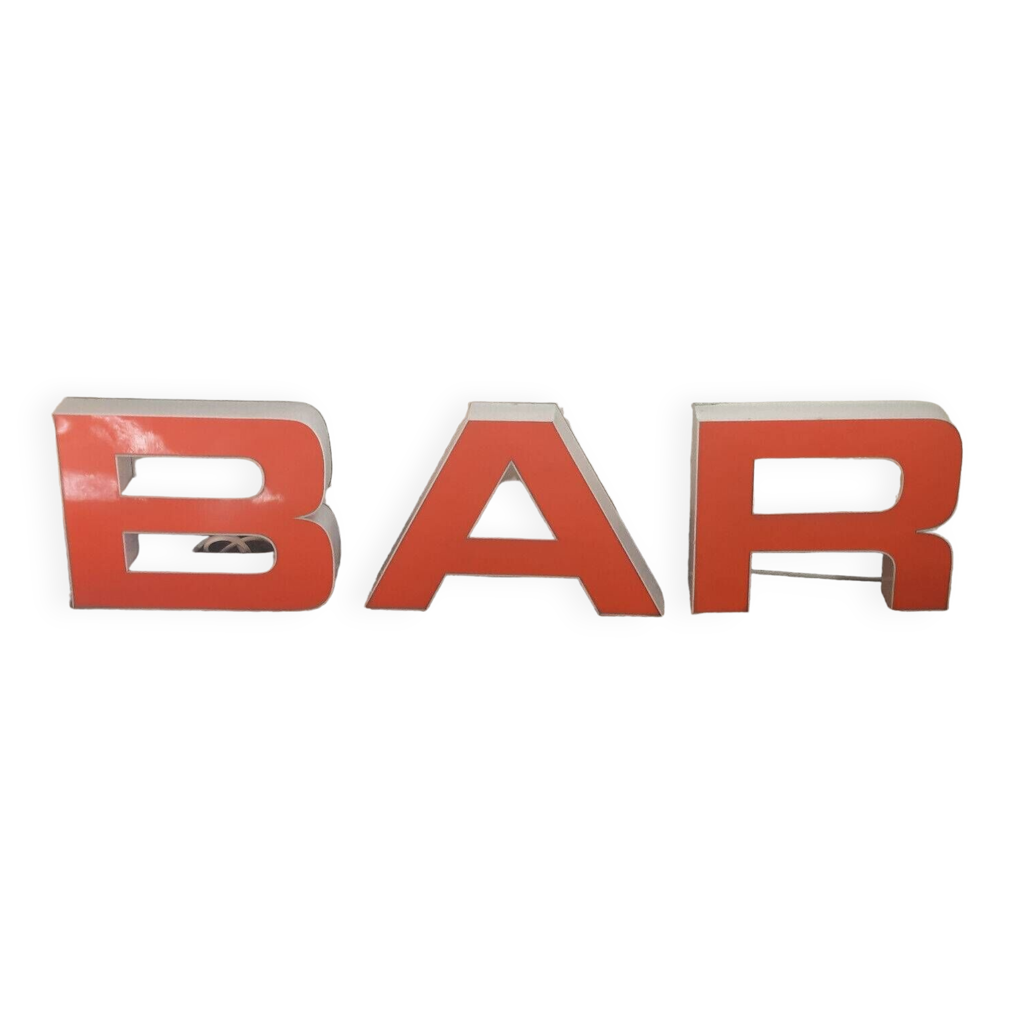 Old Large Sign "Bar" 70s