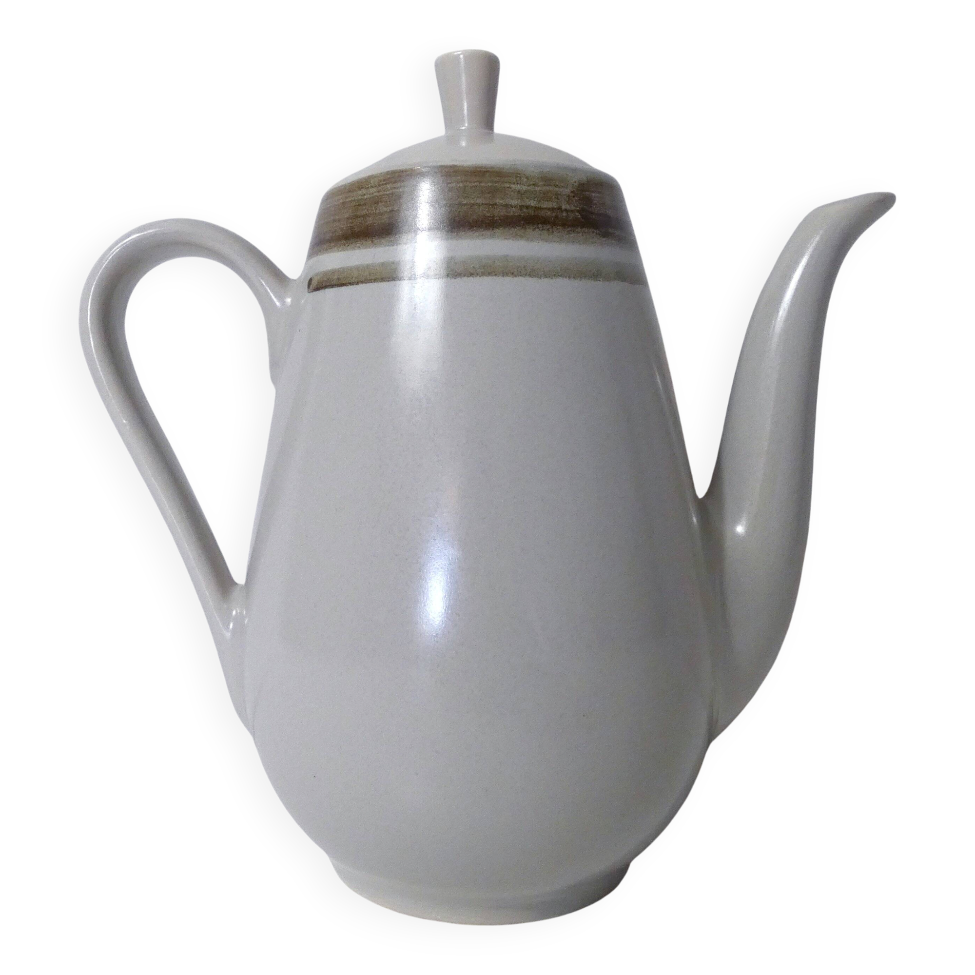 vintage stoneware teapot Longchamp