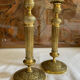 Golden candlesticks