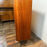 Mid century retro vintage teak bookcase sideboard