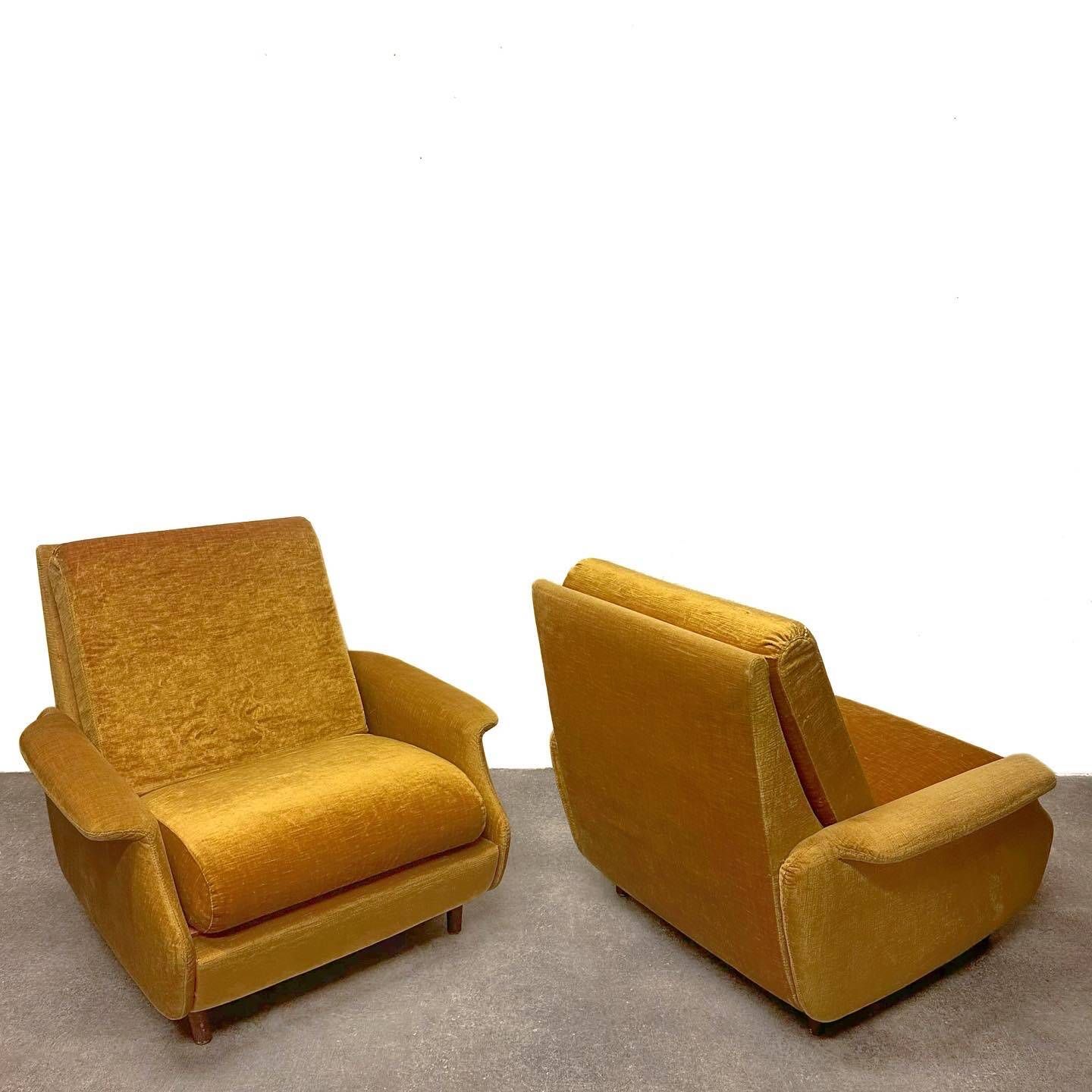 Pair of “Concordia” armchairs by Zol, France, 1960