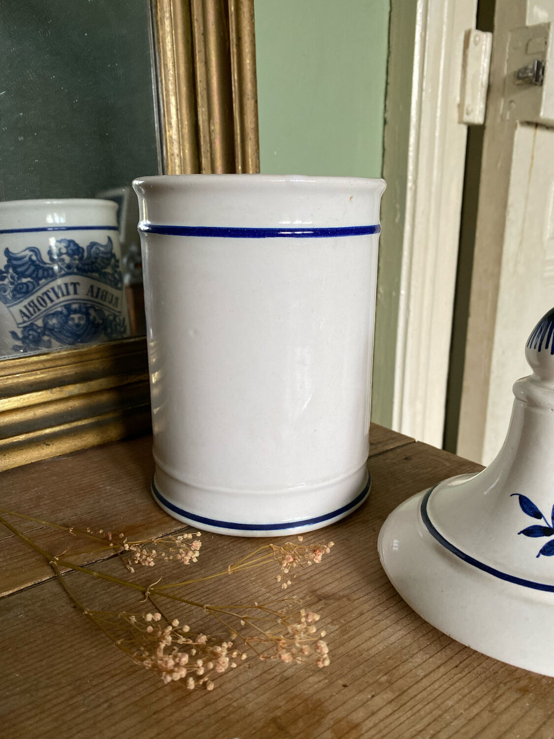 Pot de pharmacie apothicaire Rubia Tintoria