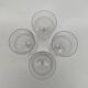 4 large crystal glasses by Baccarat, model Scales, from around 1920.