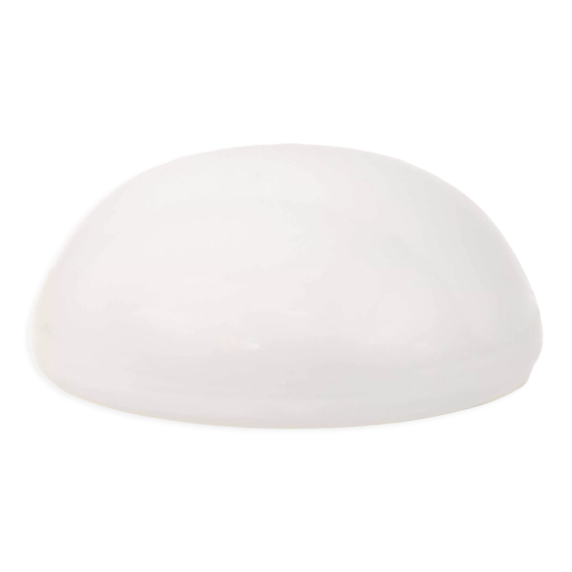 Ceiling lamp wall lamp half sphere globe in white opaline glass