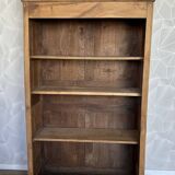 Ancienne armoire bois massif aérogommé