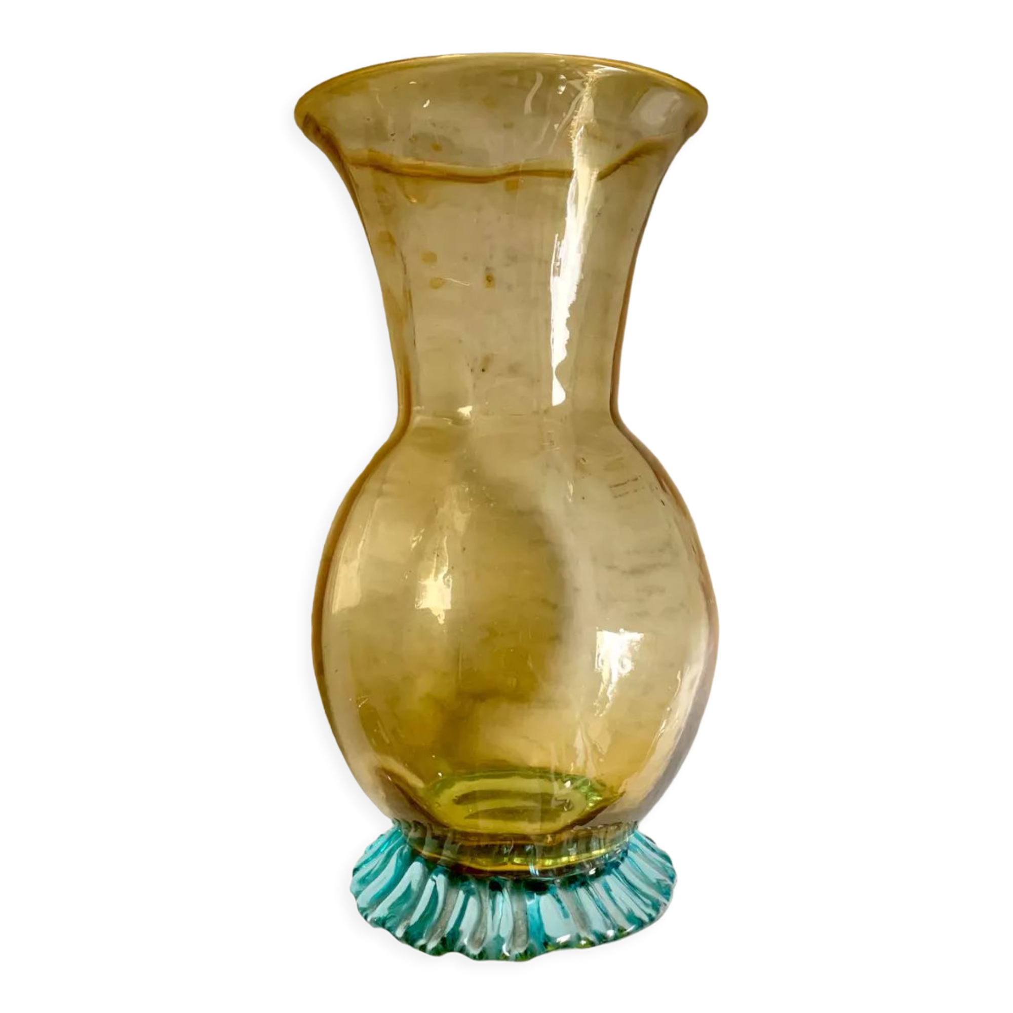 Blown glass vase