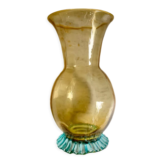 Blown glass vase