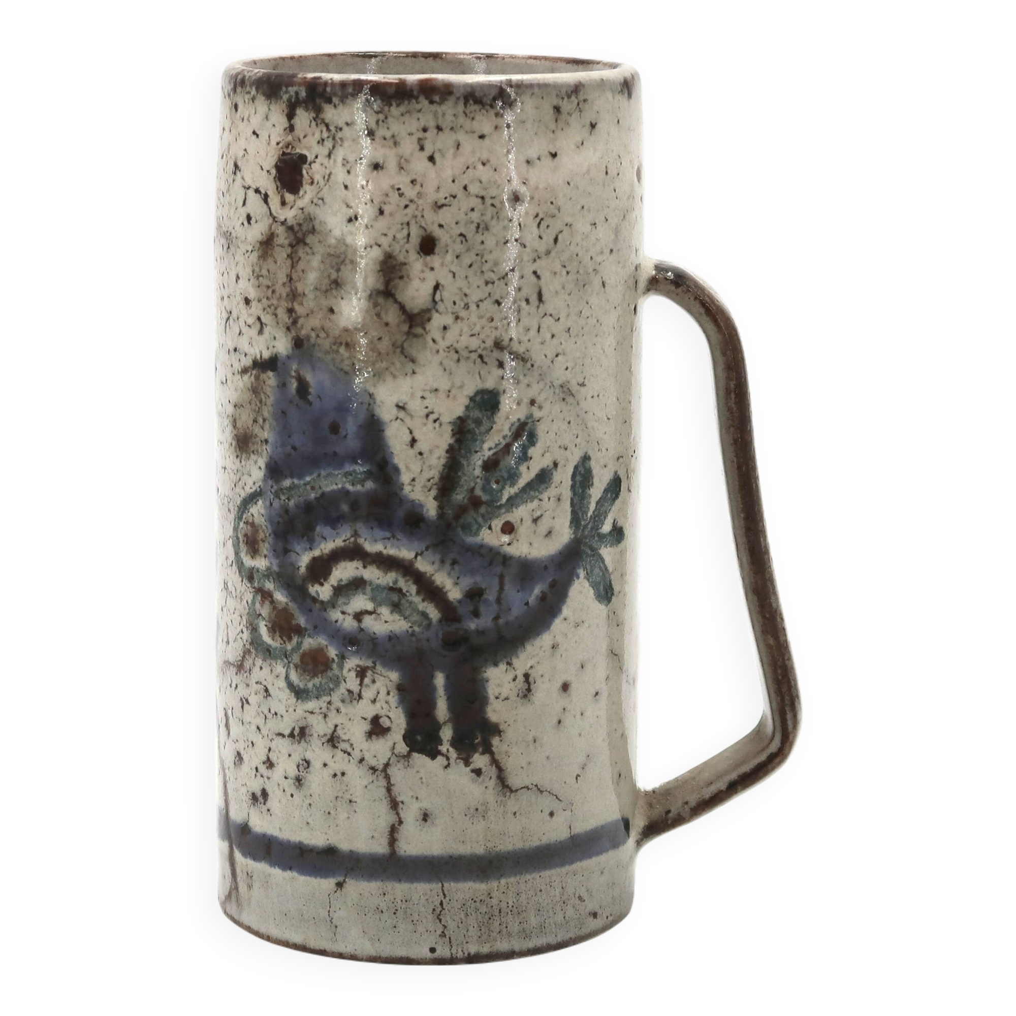 Mug by Gustave Reynaud, Vallauris, 1960s