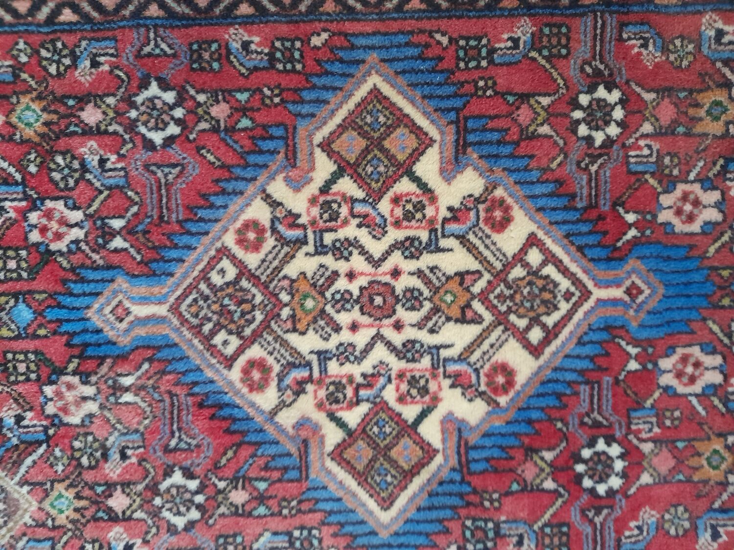 Persian carpet Abadeh 129 x 75 cm Perfect condition