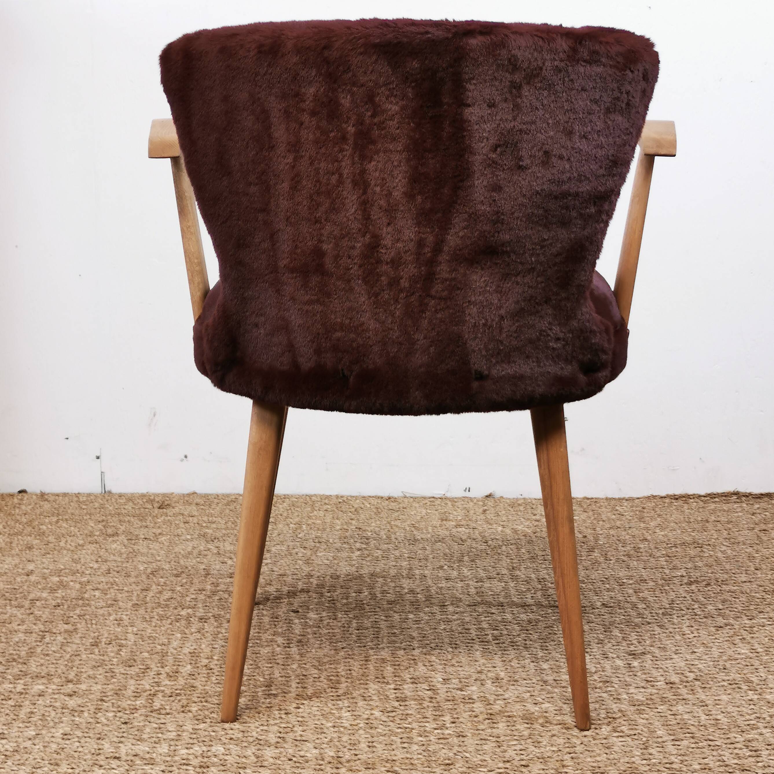 Fauteuil vintage bordeaux