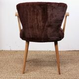 Fauteuil vintage bordeaux