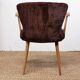 Vintage burgundy armchair
