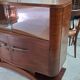 Art Deco display cabinet in rosewood