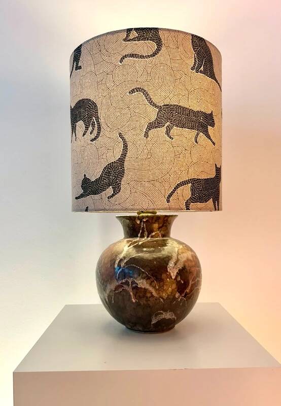 Lampe de table charmante pour les amoureux des chats - nouvellement assemblée