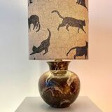 Lampe de table charmante pour les amoureux des chats - nouvellement assemblée