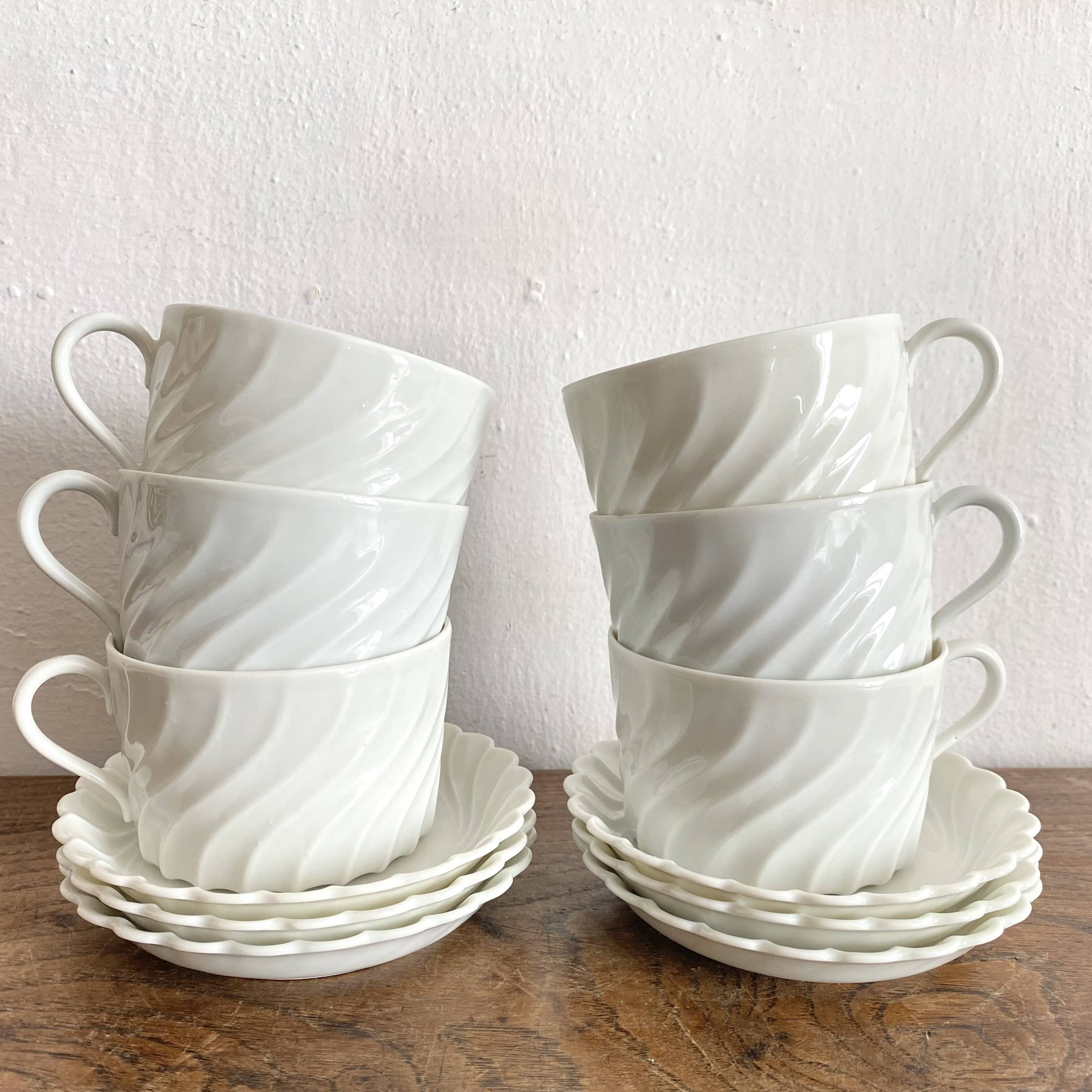 Haviland Limoges porcelain cups