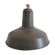 Suspension enamelled khaki lampshade