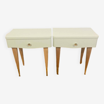 Pair of vintage bedside tables