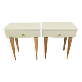 Pair of vintage bedside tables