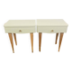 Pair of vintage bedside tables