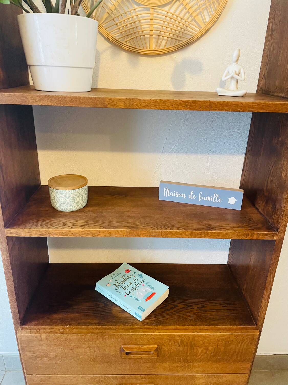 Vintage bookshelf
