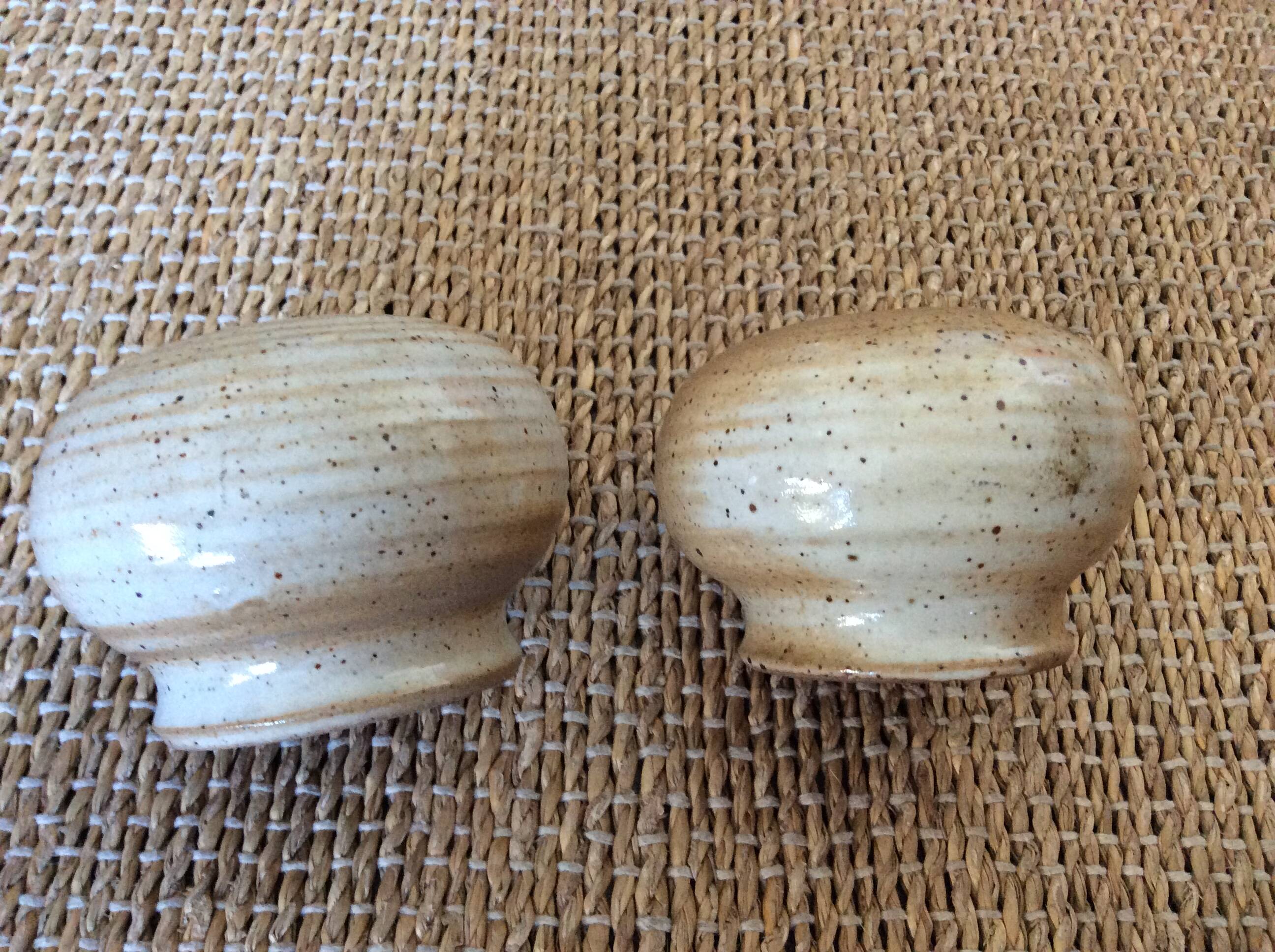 Salière et poivrier  en grès