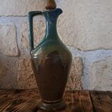 Jacobert enameled stoneware ewer carafe