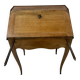 20th century slant-front desk in solid cherry wood