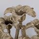 Brass flower candle holder
