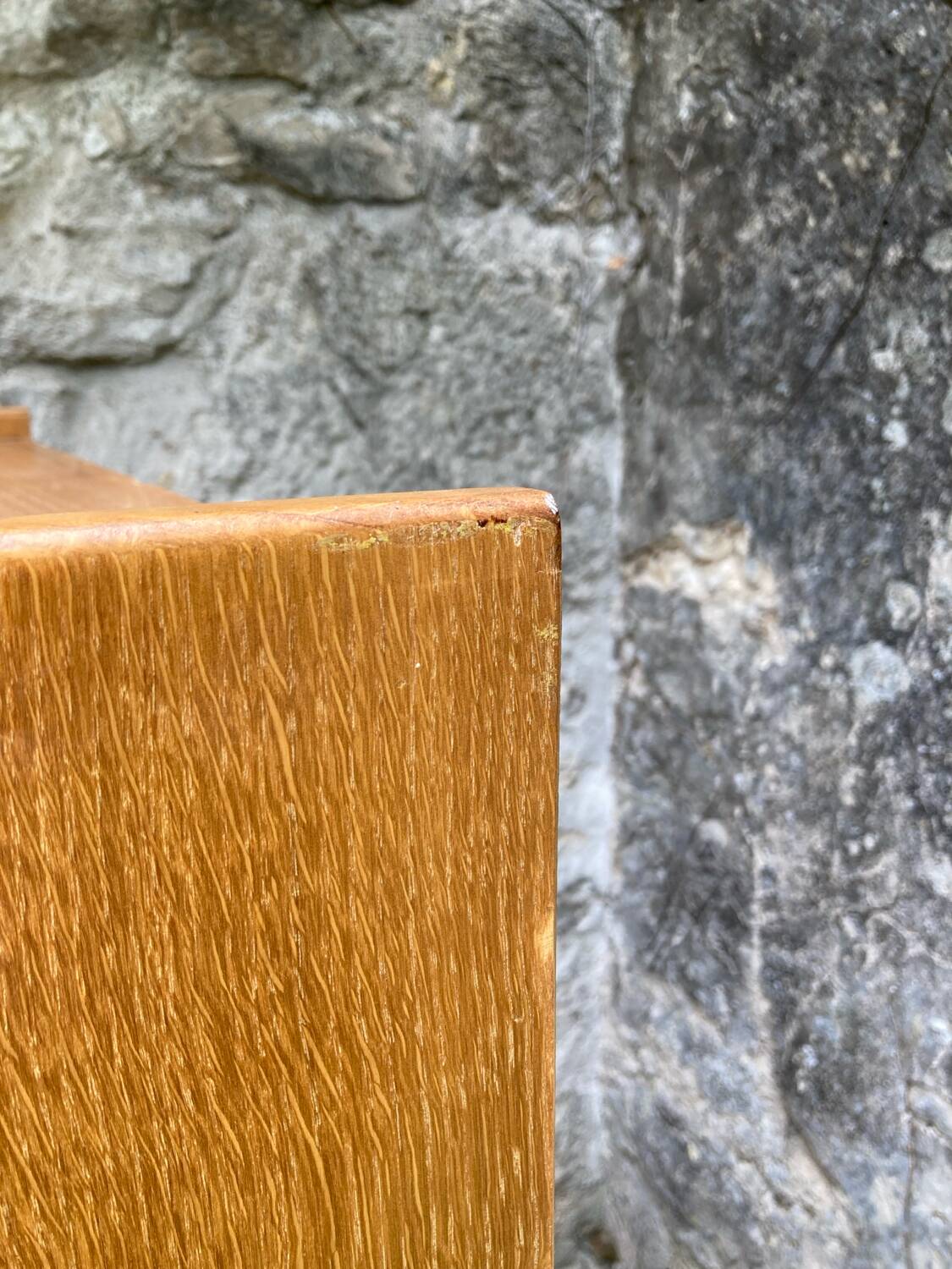 Vintage bookcase shelf