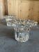 Pair of Italian glass candlesticks