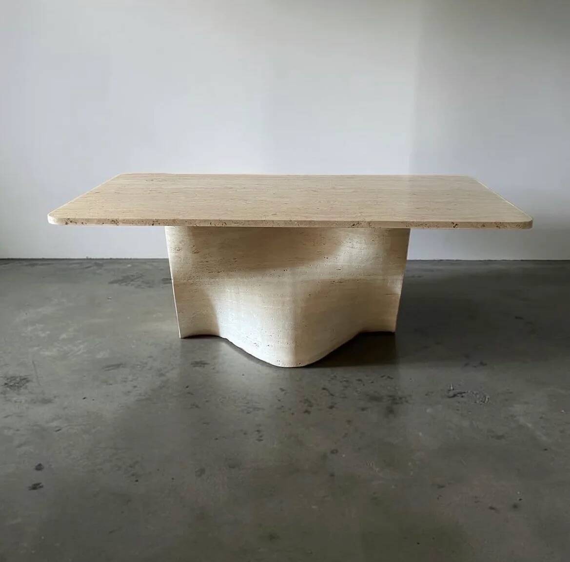 Italian travertine table