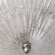 Pair of Round Murano Glass Ceiling Lights or Sconces, Italy
