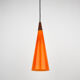 Danish vintage pendant lamp Trompet by Fog og Morup and Holmegaard, 1966