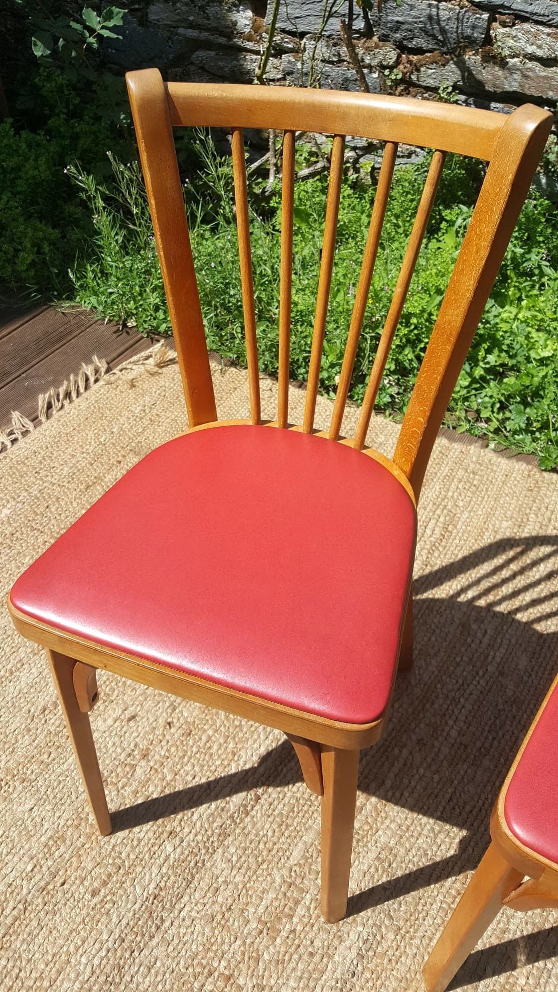 Paire de chaises de bistrot Baumann