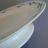 Coupe pied douche porcelaine limoges A.C Godin