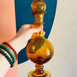 Biot carafe vintage bubbled glass