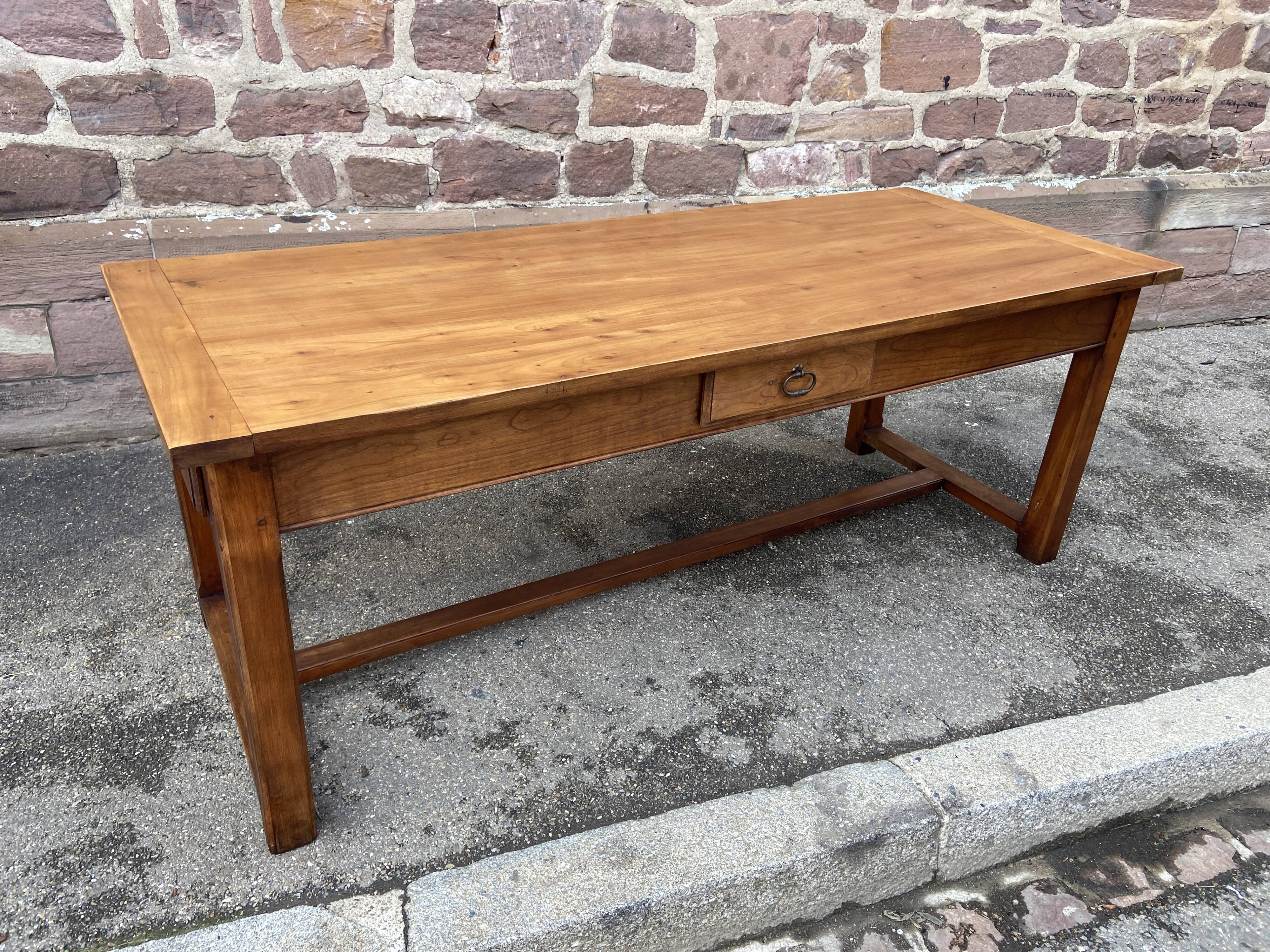 Cherry farmhouse table