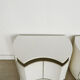 Simon Gavina Italian white lacquered wood  nigthstands, 1970s