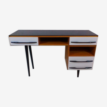 Vintage desk designed the architect Mr. Pozar retro style 1960